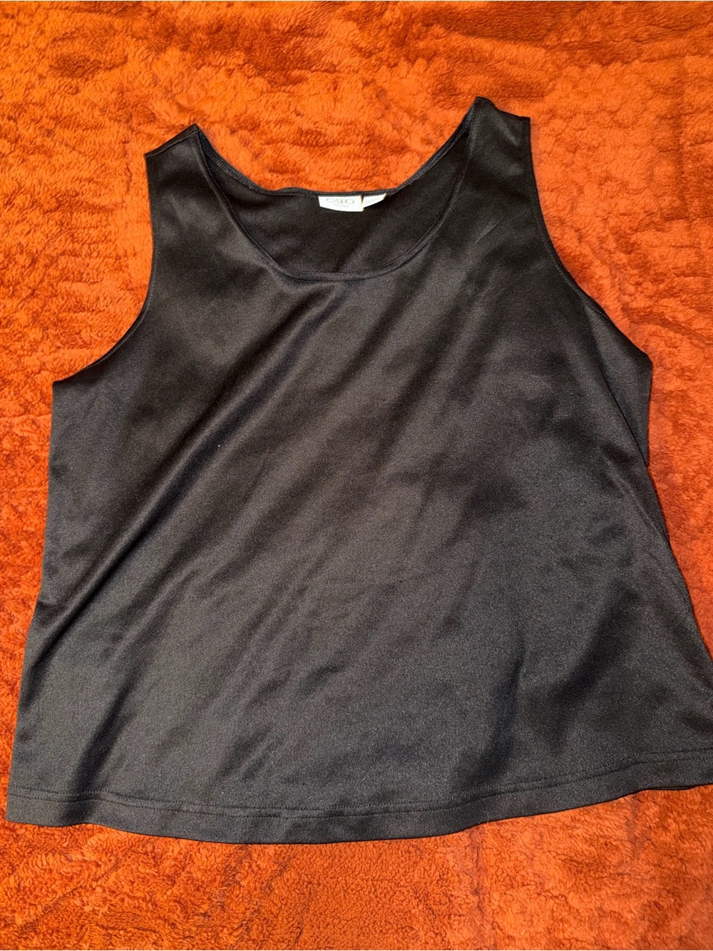 Cato Black Women's Scoop Neck Tank Top - , Versatile Everyday Layer